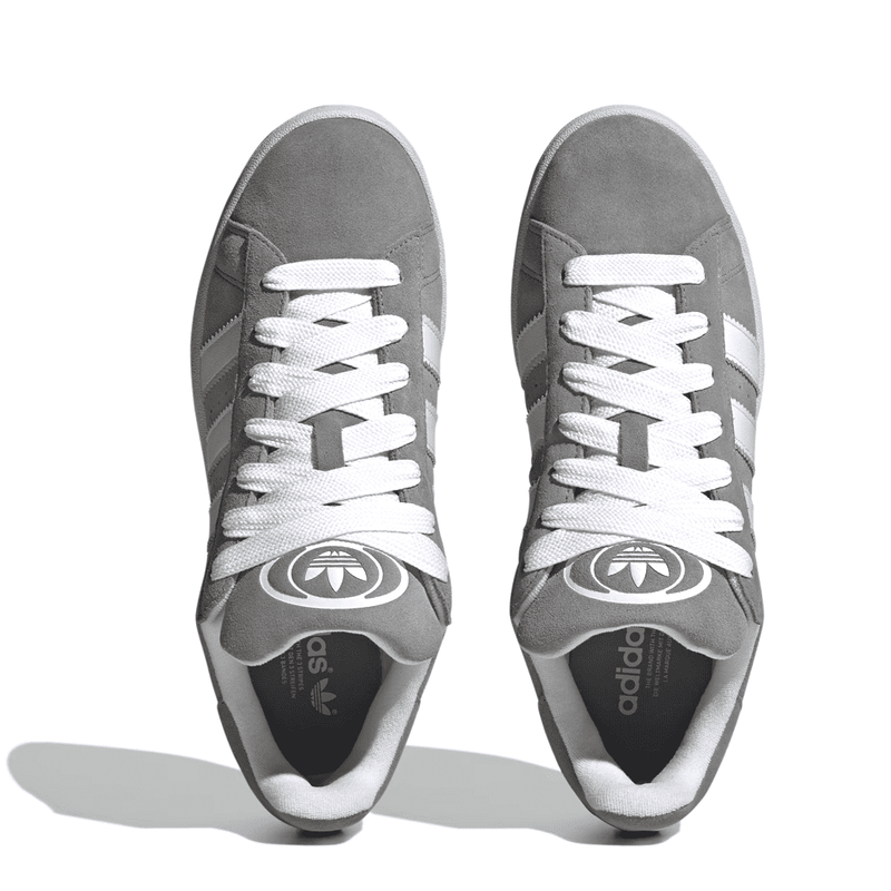 Campus Super Premium Couro Natural - Cinza/Branco