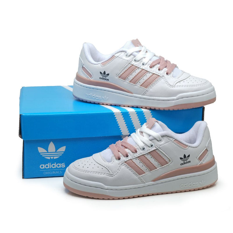 Forum Low (Branco/Nude)