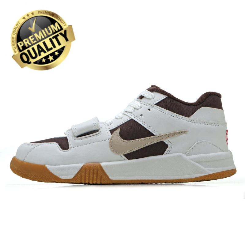 Jordan Travis scott jumpman Jack (Branco/marrom)