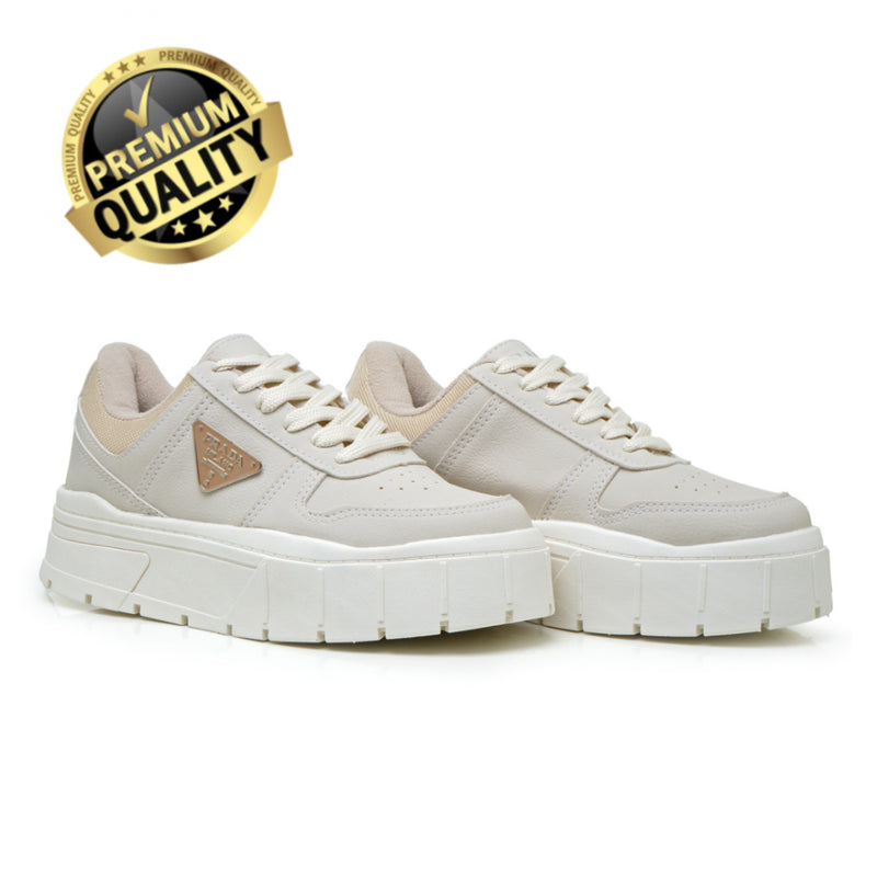 Prada Milano (Nude/Branco)